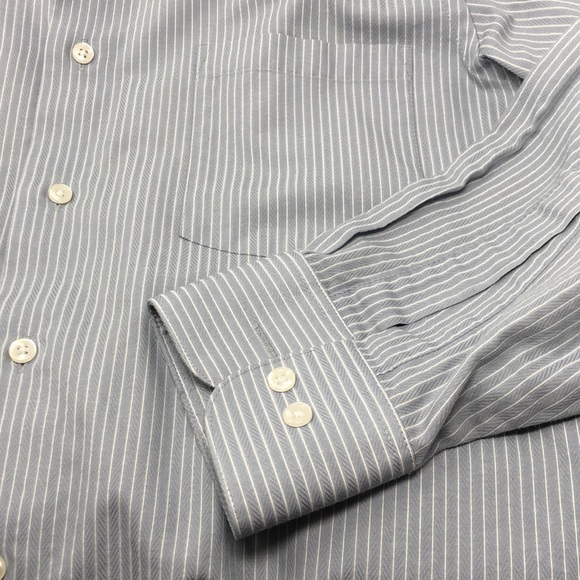 Van Heusen Wrinkle-Free Striped Button-Down (A) - Picture 6 of 6